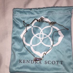 Kendra Scott Gunmetal Necklace